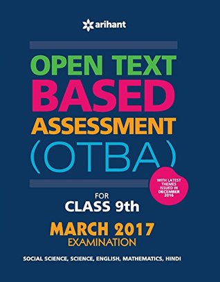 Read Open Text Based Assessment (OTBA) for Class 9th March 2017 Examination - Arihant Experts file in ePub