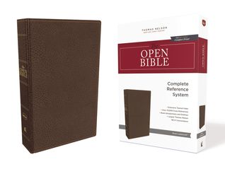 Read The NKJV, Open Bible, Leathersoft, Brown, Red Letter Edition, Comfort Print: Complete Reference System - Thomas Nelson | PDF