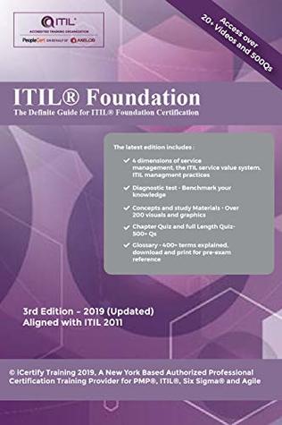Read Online ITIL Foundation Training Manual: Complete guide for passing your ITIL Foundation examination - iCertify Training | PDF