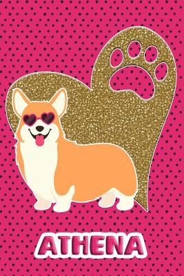 Read Online Corgi Life Athena: College Ruled Composition Book Diary Lined Journal Pink - Foxy Terrier | ePub