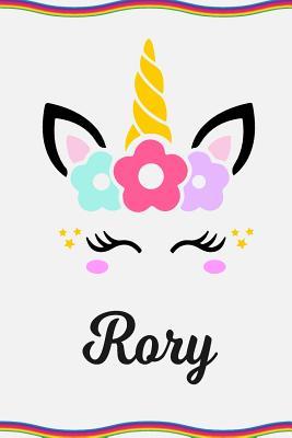 Download Rory: Personal Notebook Personal Diary Unicorn Notebook Personalized Journal Customized Journal Unicorn Lover Personal Name Notebook -  file in PDF