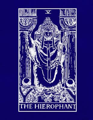 Download V The Hierophant: Tarot Diary Log Book, Record and Interpret Readings, Lined Notebook Journal for Tarot Lovers -  file in ePub