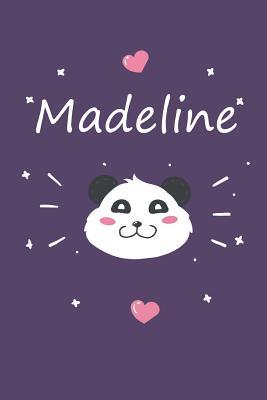 Read Madeline: A cute personalized panda notebook/ diary for girls and women, with 100 lined pages in 6x9 inch format. Personal Diary Personalized Journal Customized Journal -  | PDF