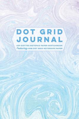 Download Dot Grid Journal 6x9 Dotted Notepad Paper Sketchbook Featuring 5 mm Dot Grid Notebook Paper: Blank Dot Matrix Composition Book, Planner Agenda & Organizer Diary for Women, Men, Boys, Girls - Lavender Purple, Teal Blue Green & White Marble Watercolor Ombre - Artprintly Books | PDF