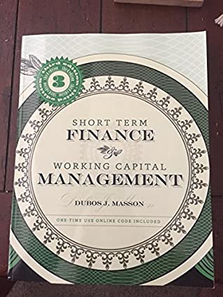 Read Short Term Finance & Working Capital Management - Dubos J Masson file in ePub