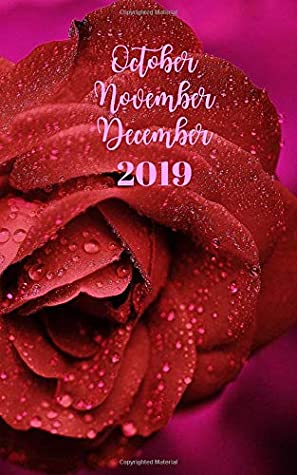 Read October, November, December 2019: 5 x 8 126 page End of the Year Organization Dated Day Planner and Monthly Agenda 2019 Calendar With Year At A  Lists, Journaling or Sketching Red Rose Cover - Amity Beth | ePub